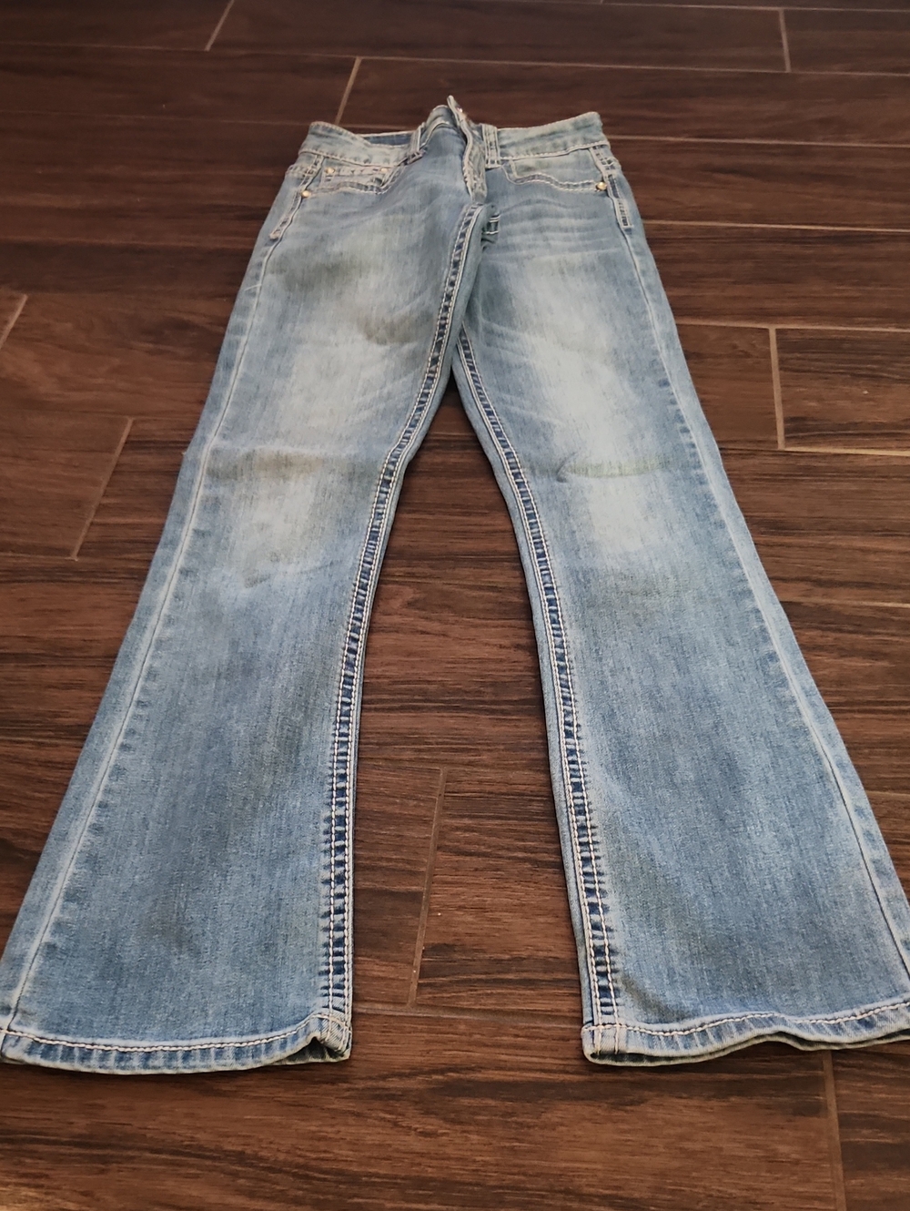 Light Wash Kids' Flared Jeans